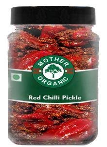Mother Organic Red Chilli Bharwa Pickle (350 gm)-0