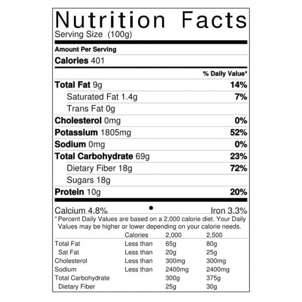 Nutritional-Facts-Organic-Soybean-Flour